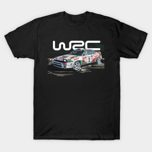 Drifting Toyota Celica st185 Carlos Sainz Monte Carlo wrc T-Shirt